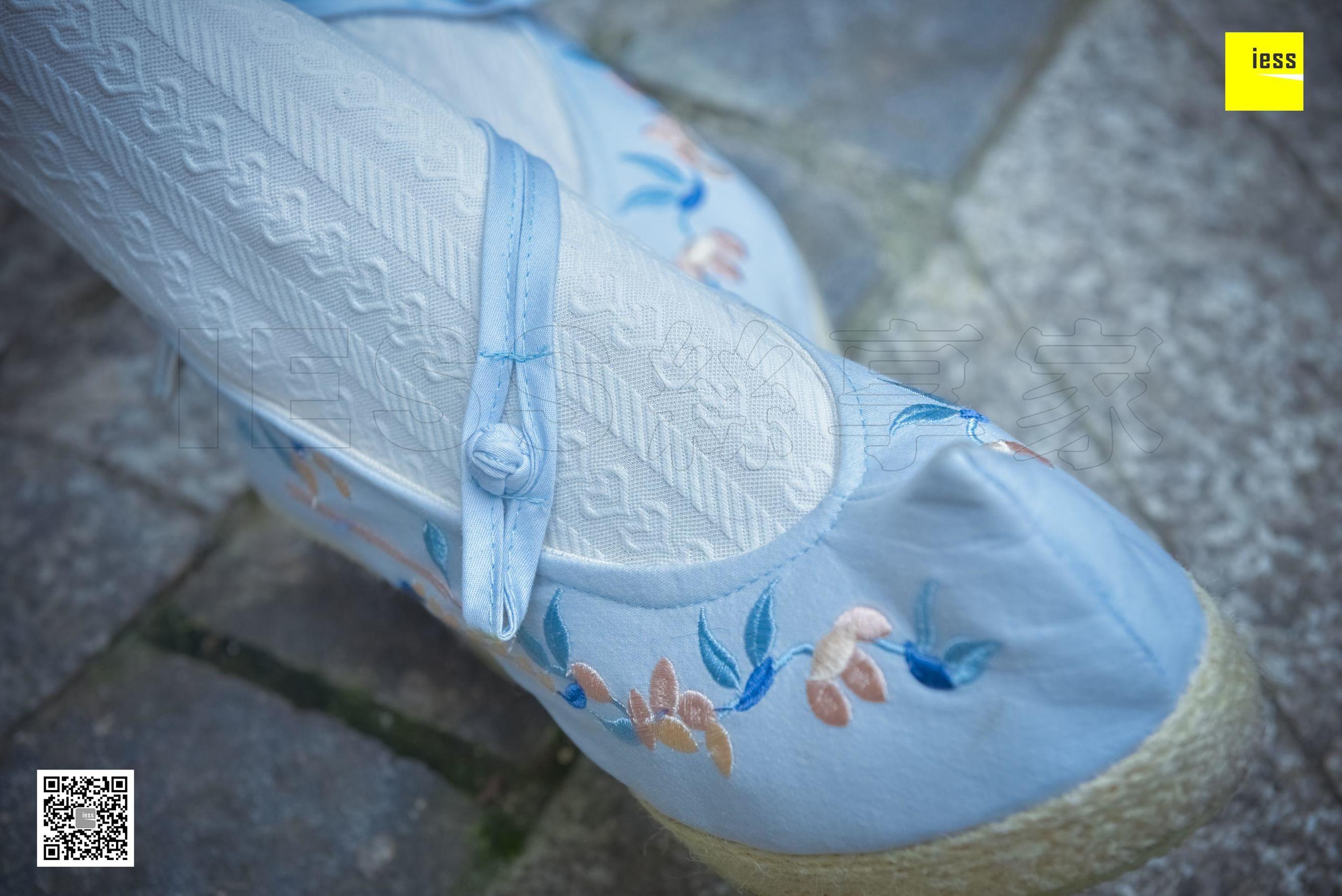 丝享家122 木木 《汉服绣花鞋白色袜》[IESS异思趣向]