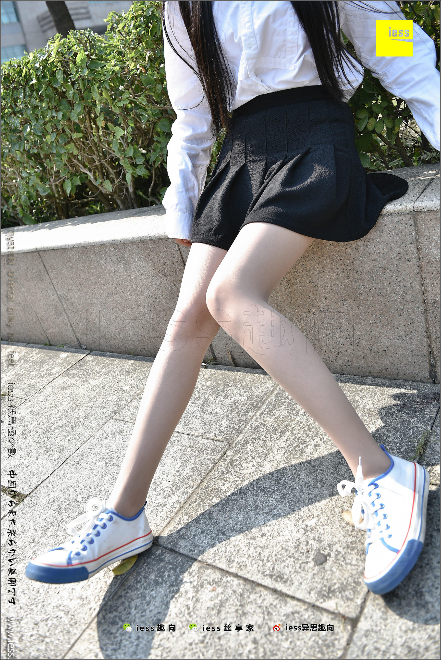 丝足便当181 模特若琪 《及笈之丝--帆布鞋1》[IESS异思趣向]