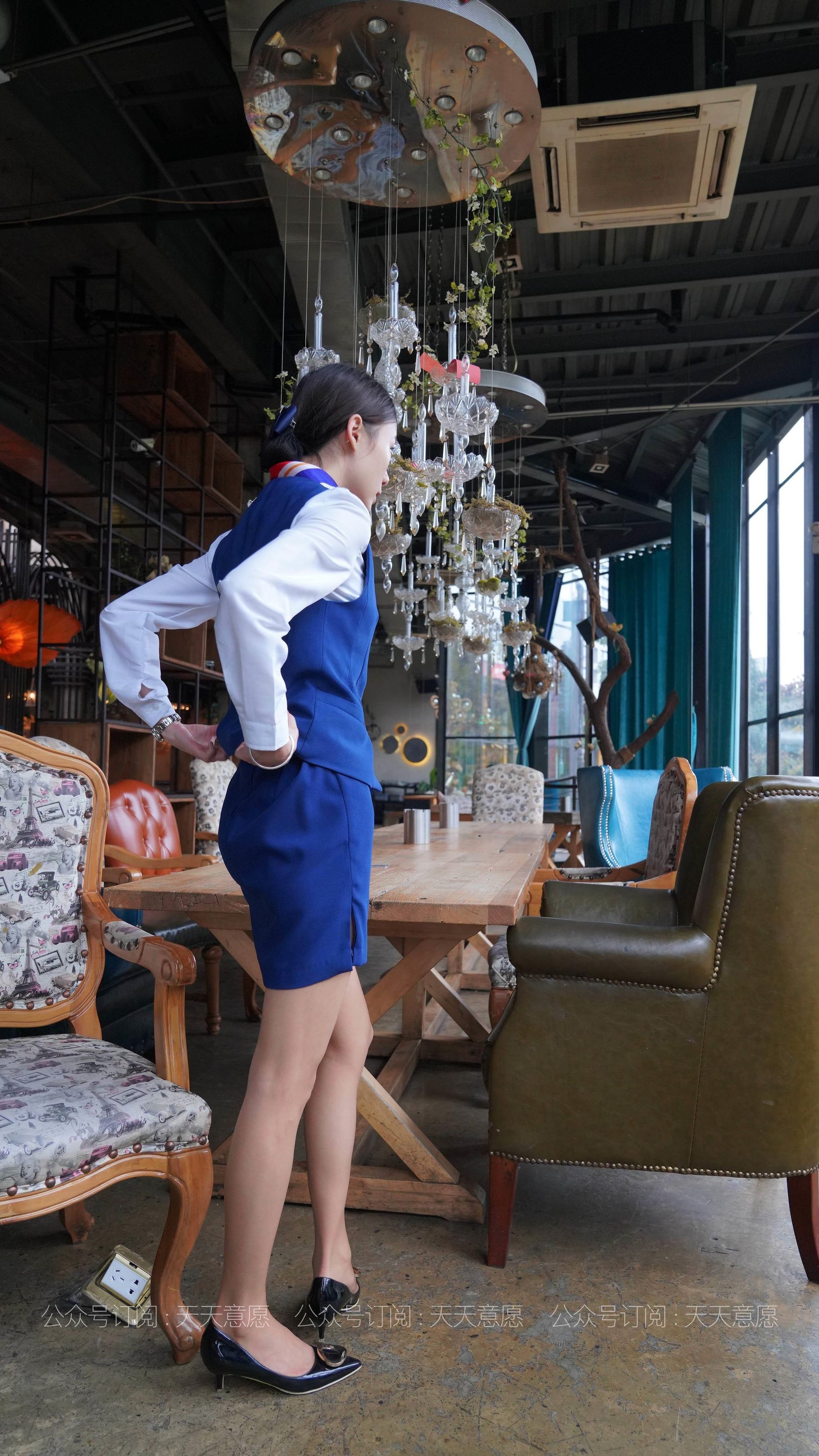 [IESS异思趣向] 丝享家 766：小六《蓝色套装展示》